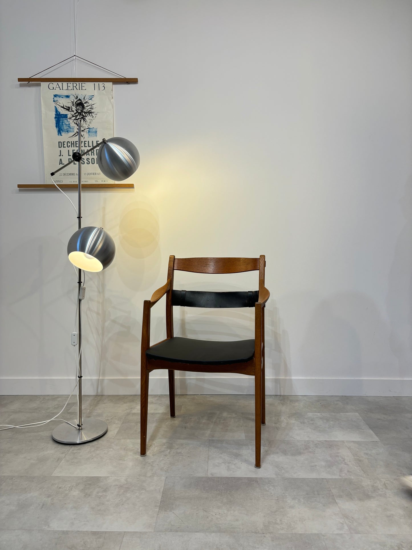 Chaise à accoudoirs par Yngvar Sandström