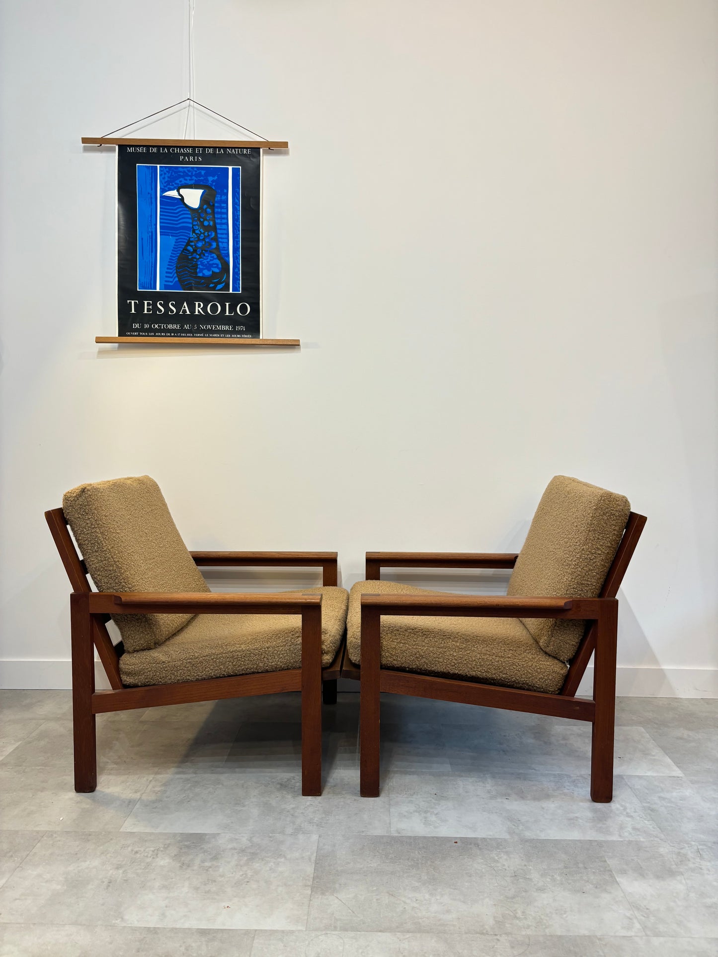 Paire de fauteuils en teck - Illum Wikkelsø