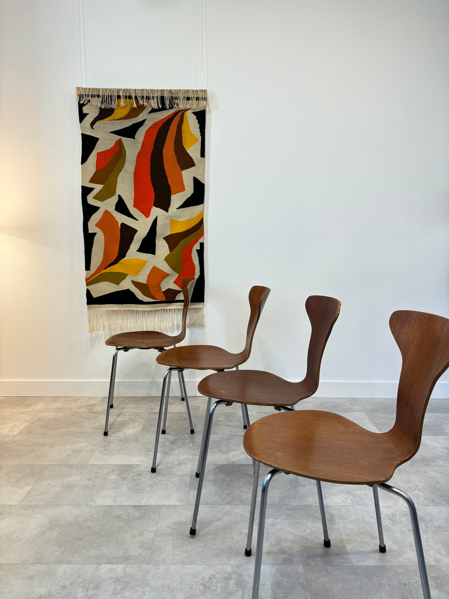 Ensemble de 4 chaises Mosquito - Arne Jacobsen