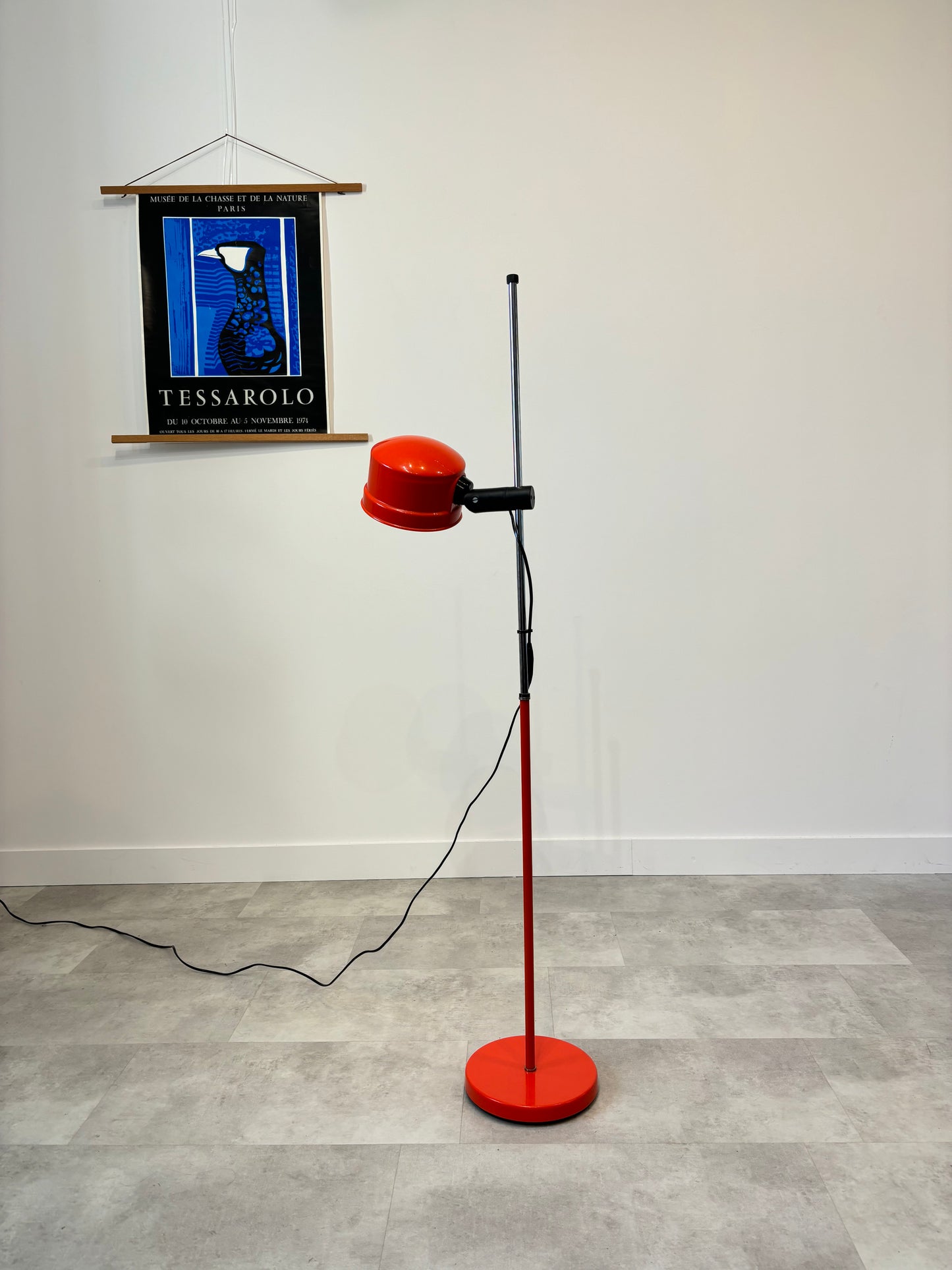 Lampadaire Seventies Vermillon Danemark